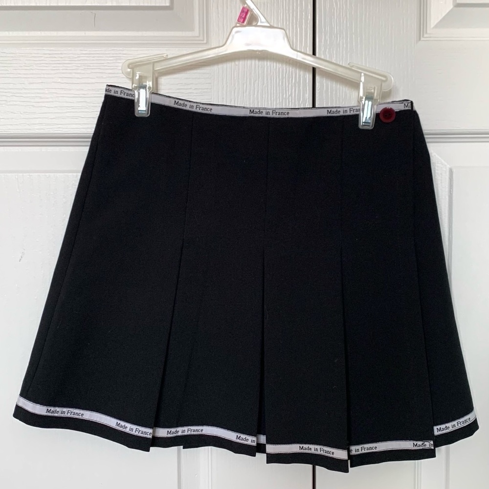 Vintage Diab’less Black and White Tennis Skirt